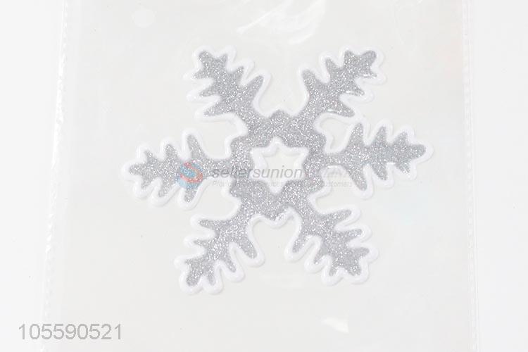 Fashion Design Snowflake Christmas Decorative Jelly Sticker