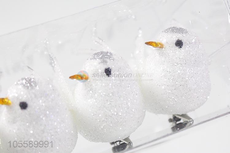 Wholesale 4 Pieces Little Bird Christmas Ornament Fashion Decoration