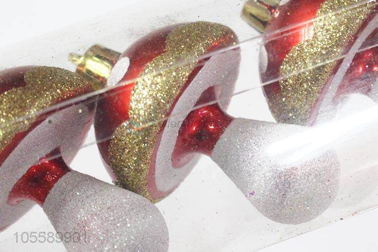 Custom Plastic Mushroom Shape Christmas Decoration Ornament