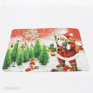 Good Sale Christmas Series Non-woven Entrance Door Floor Mat