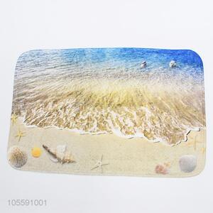 Made In China Wholesale Beach Patter Floor Mat Carpet Decor Home