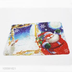 China Factory Supply Christmas Series Non-slip Non-woven Fabric Floor Mat Door Mat