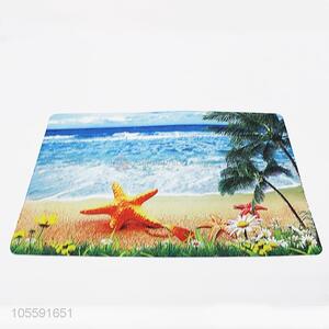 Competitive Price Beach Patter Non-woven Fabric Floor Mat Door Mat