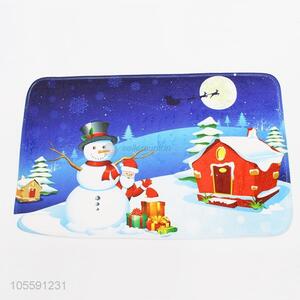 Chinese Factory Christmas Pattern Non-slip Floor Mat Doormat