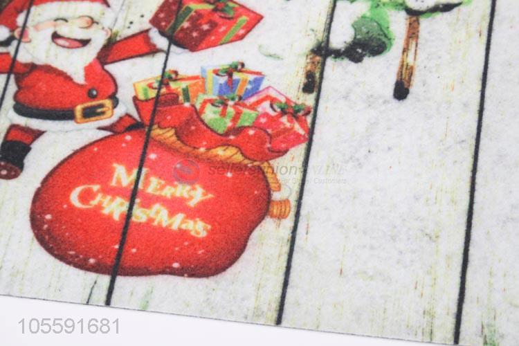 Good Factory Price Christmas Series Non-woven Fabric Floor Mat Door Mat