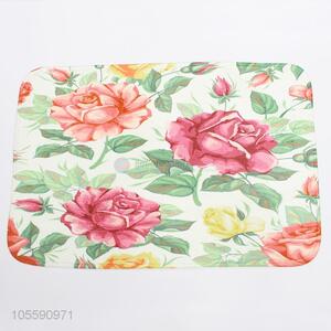 Wholesale Price Flower Patter Floor Mat for Home