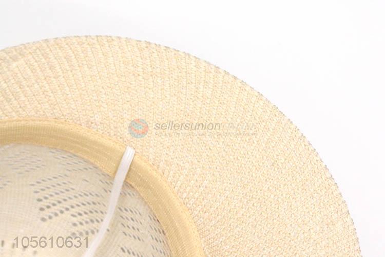 Recent design women beach cap summer sun straw hat