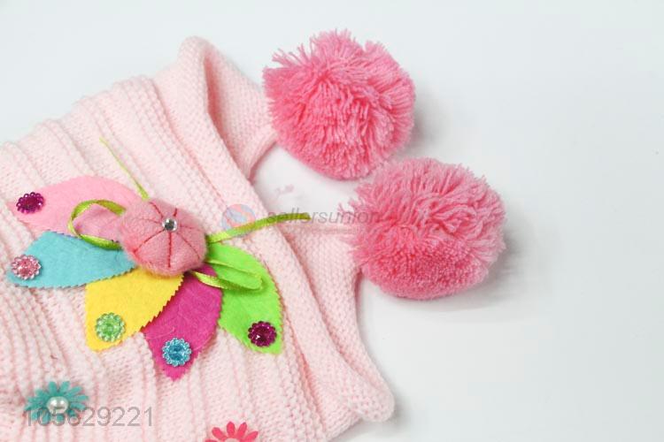 New Arrival Kids Cute Knitted Beanie Colorful Winter Warm Cap