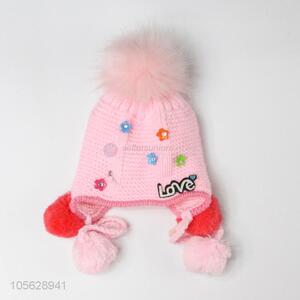 Fashion Comfortable Knitted Earmuffs Hat Kids Warm Hat