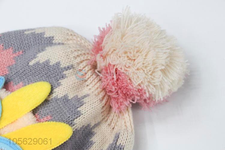 Wholesale Pompon Ball Earmuffs Hat Warm Cap For Boy