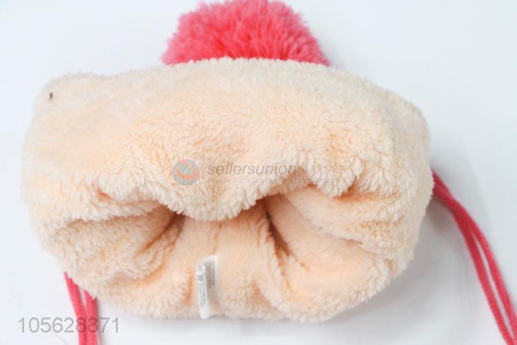 Cute Design Knitted Earmuffs Hat Kids Winter Warm Hat