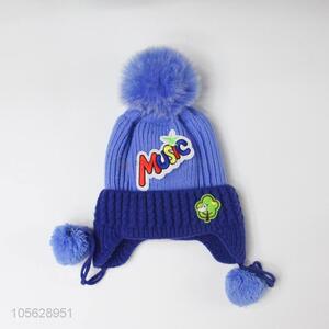 High Quality Pompon Hat Winter Earmuffs Hat For Boy