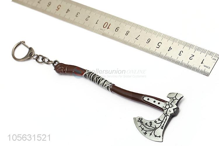 Good Quality Simulation Axe Design Zinc Alloy Key Chain