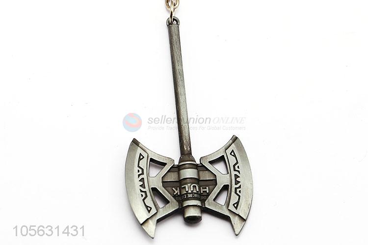 Good Quality Double-Sided Axe Model Zinc Alloy Key Chain