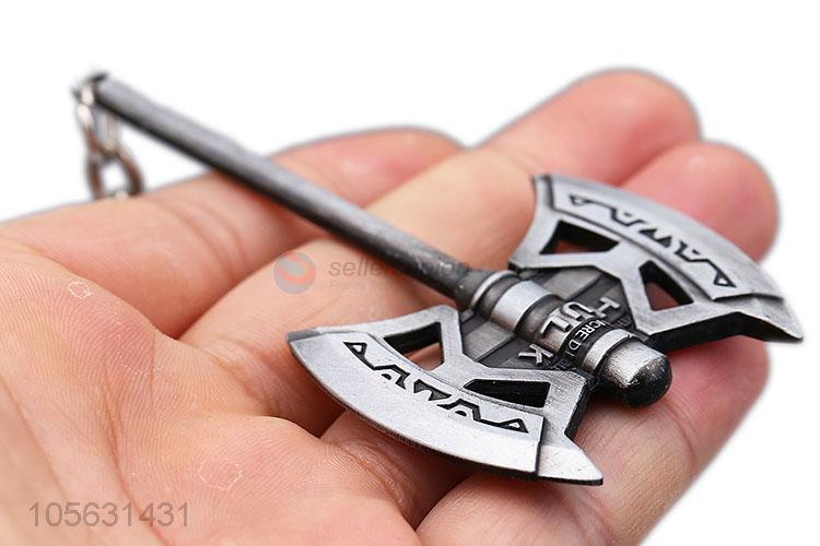 Good Quality Double-Sided Axe Model Zinc Alloy Key Chain