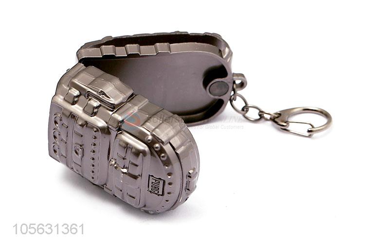 Delicate Design Openable Level 3 Backpack Shape Alloy Key Chain