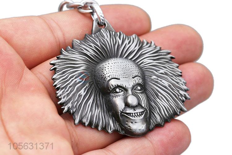 Good Sale Clown Pattern Zinc Alloy Key Chain Fashion Pendant