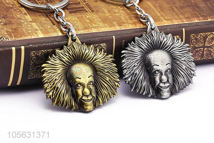 Good Sale Clown Pattern Zinc Alloy Key Chain Fashion Pendant