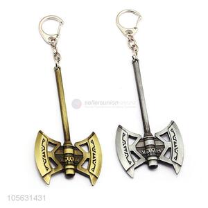 Good Quality Double-Sided Axe Model Zinc Alloy Key Chain