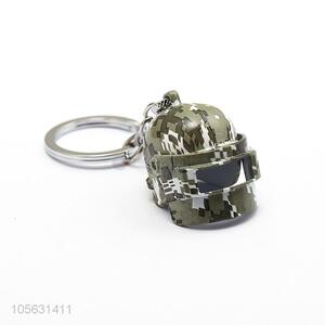 Custom Simulation Stereoscopic Level 3 Helmets Zinc Alloy Key Chain