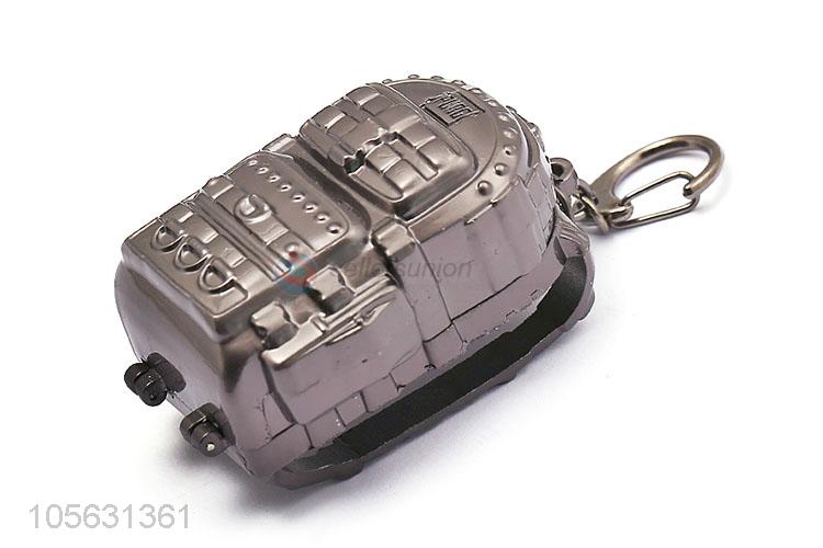 Delicate Design Openable Level 3 Backpack Shape Alloy Key Chain