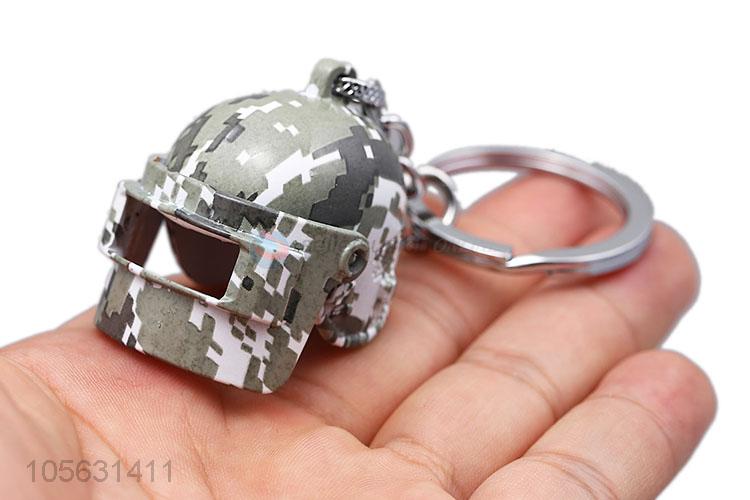 Custom Simulation Stereoscopic Level 3 Helmets Zinc Alloy Key Chain