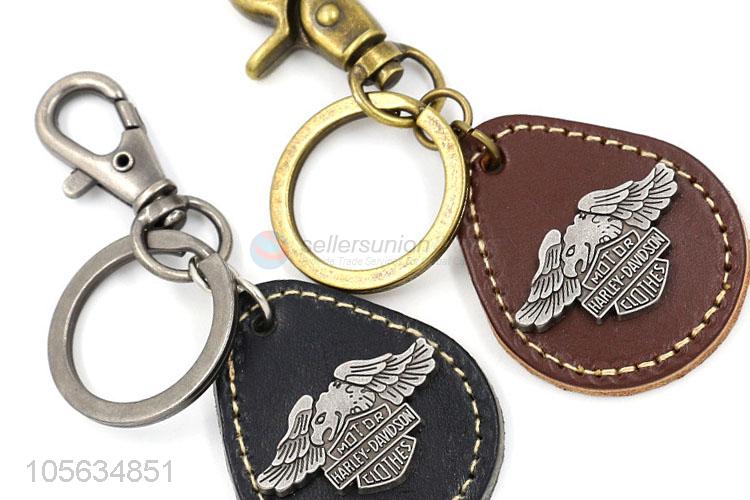 High grade vintage eagle charms key chain matte key ring for men