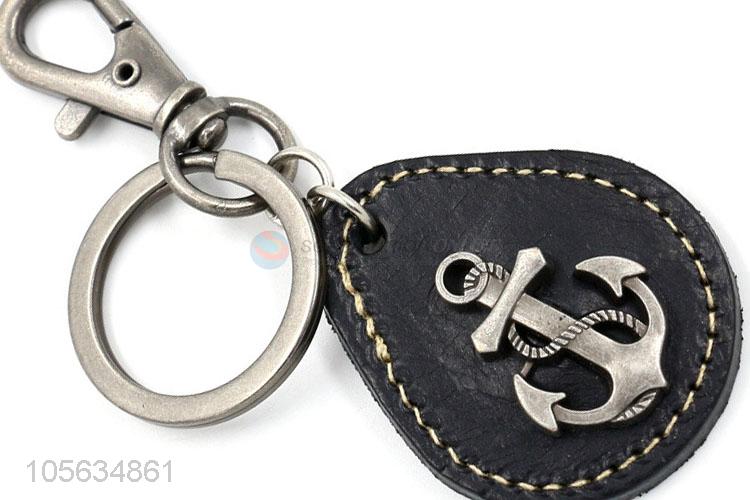 Excellent quality men favor retro anchor charms key chain key holder