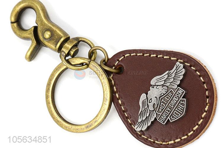 High grade vintage eagle charms key chain matte key ring for men