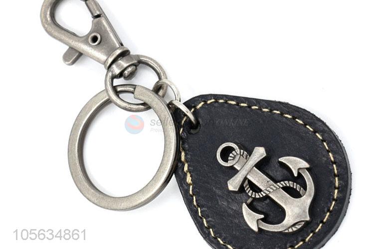 Excellent quality men favor retro anchor charms key chain key holder