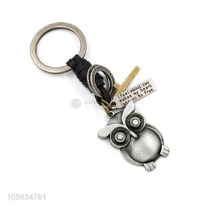 New design men favor retro alloy owl shape key chain key holder