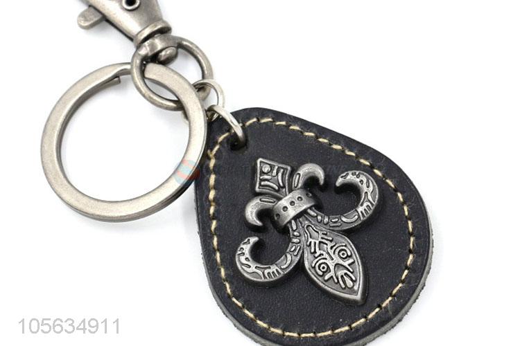 Recent deisgn men vintage matte zinc alloy charms key ring key chain