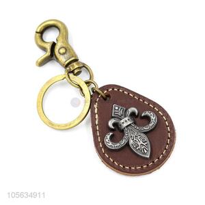 Recent deisgn men vintage matte zinc alloy charms key ring key chain