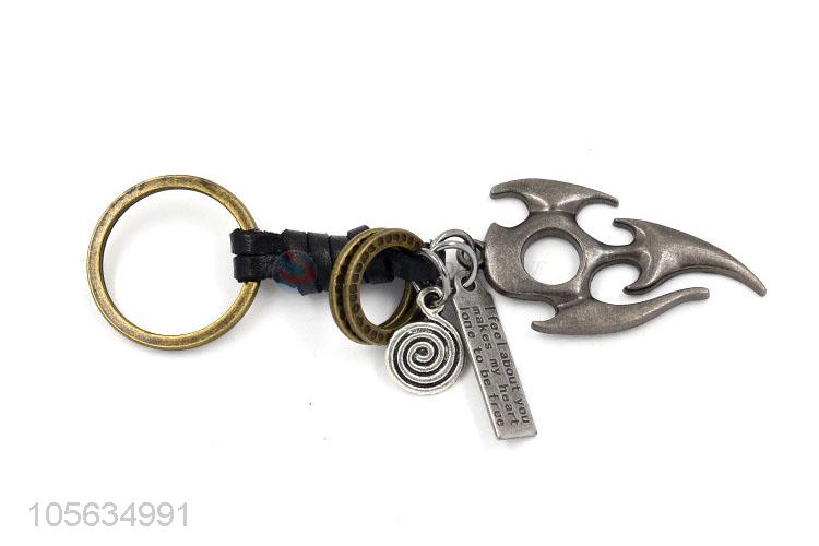 Latest design men vintage matte zinc alloy 11 shape key ring key chain