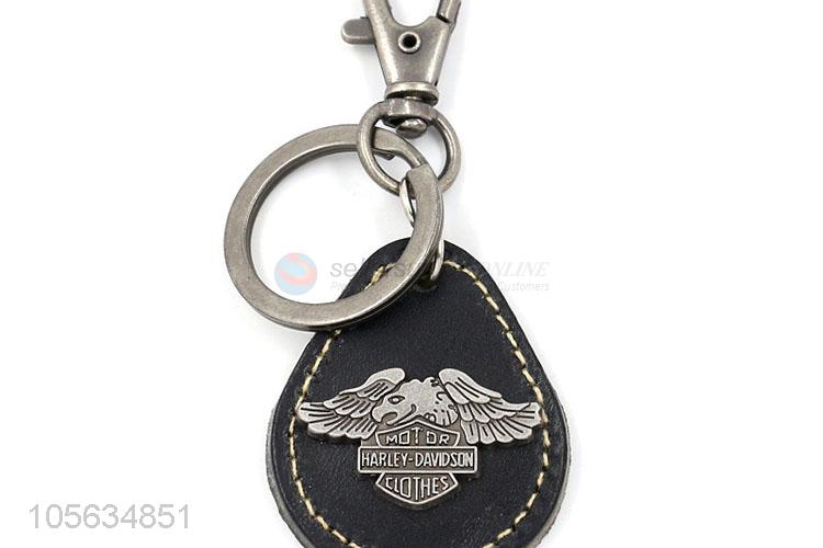 High grade vintage eagle charms key chain matte key ring for men