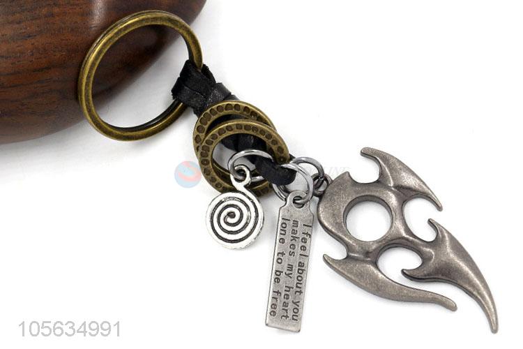 Latest design men vintage matte zinc alloy 11 shape key ring key chain