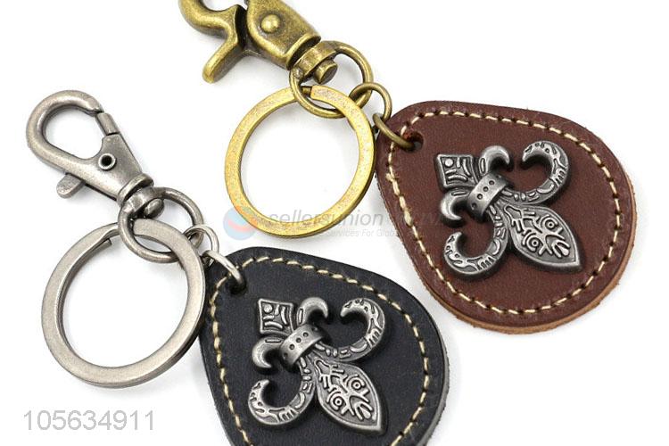 Recent deisgn men vintage matte zinc alloy charms key ring key chain