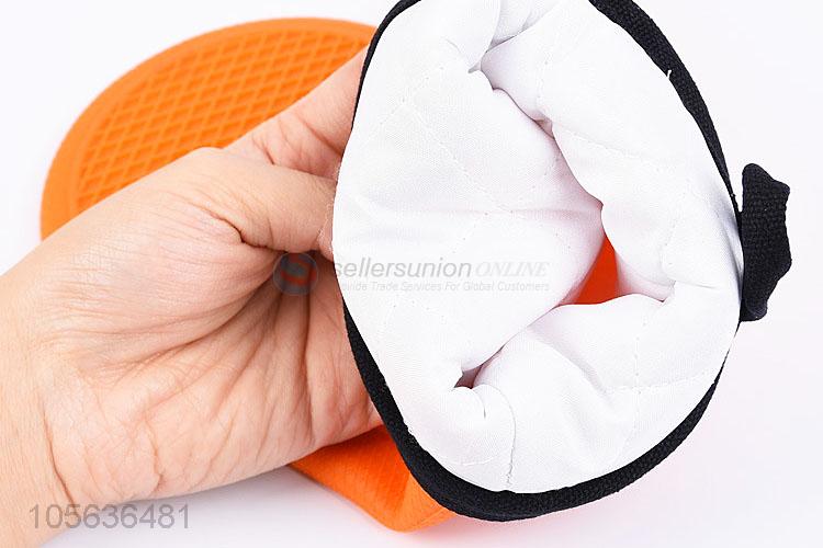 Wholesale 153g Add Cotton Kitchen Oven Mitt Heat Resistant Baking Silicone Gloves