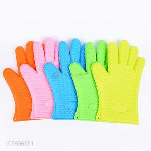 High Quality 146g Five Fingers Kitchen Heat Resistant Oven Mitt Baking Glove