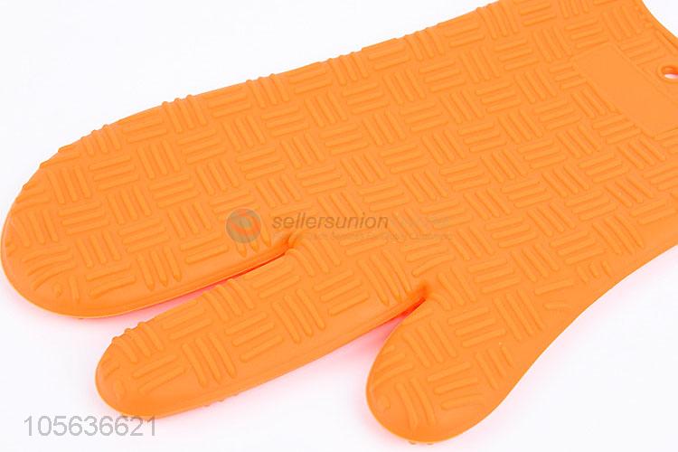 Unique Design 130g Three Fingers Silicone Gloves Kitchen Oven Mitt Baking Gloves