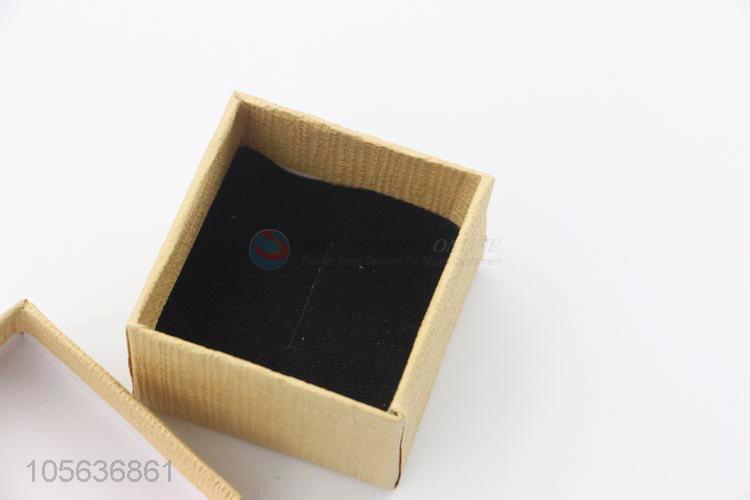 Professional supply custom logo paperboard ring jewelry box