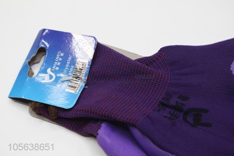 Factory directly sell latex coated cotton gloves work gloves