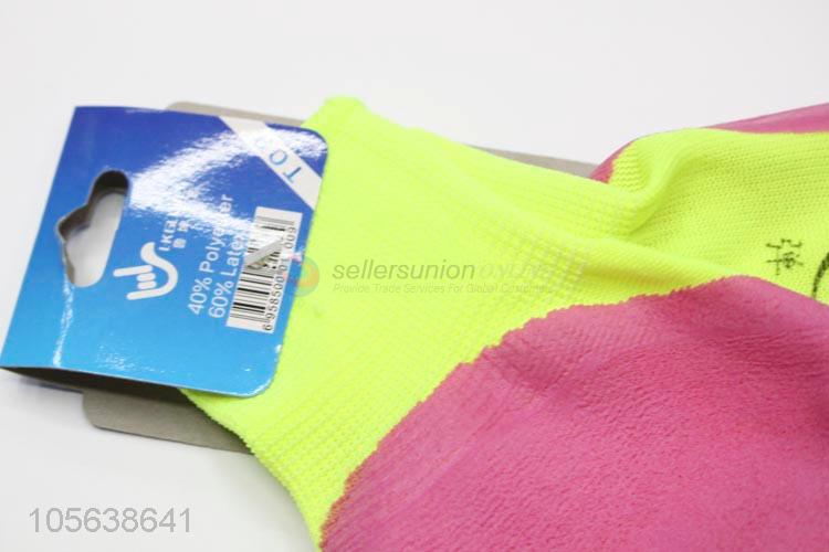 OEM factory gardening work protection latex gloves