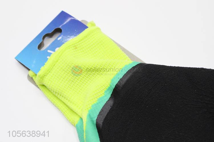 Superior quality durable working gloves safety latex gloves