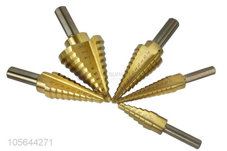 Wholesale 6 Pieces Stainless Steel Step Drill Bit Set