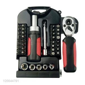 Newest 40 Pieces Short Handle Socket Wrench Screwdriver Tool Sets