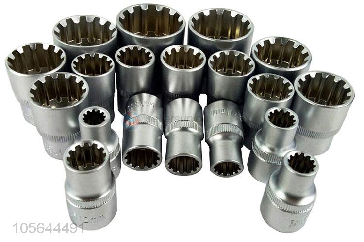 High Quality 19 Pieces Gear Socket Set Socket Bit Set