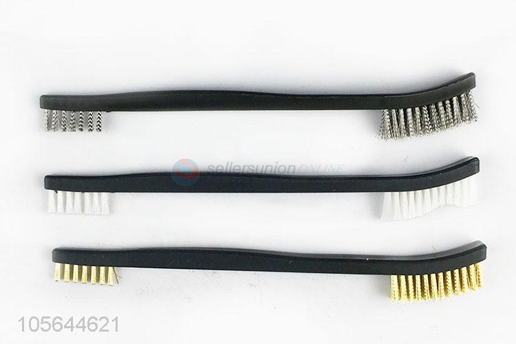 Hot Selling 3 Pieces Double-End Wire Brush Repair Brush