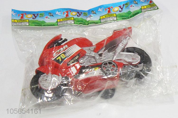 Best Quality Colorful Pull-Back Motorcycle Simulation Toy Motorcycle