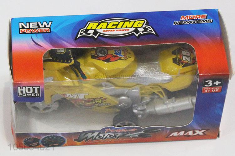 High Quality Pull-Back Motorcycle Plastic Toy Racing